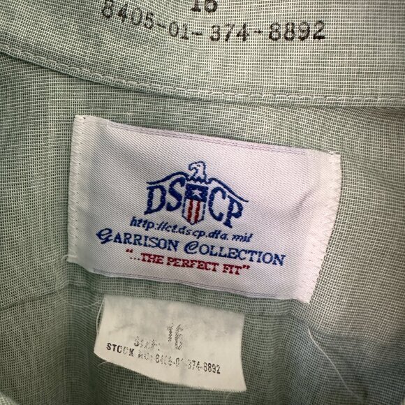 DSCP Garrison Collection Men's Military Shirt‎  Size 16 - Picture 6 of 8
